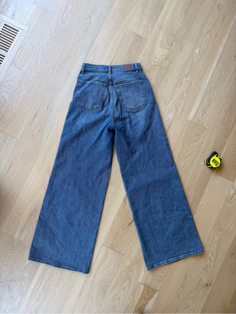 BDG Medium Blue Wide-Leg Denim Jeans - Picture 2 of 4